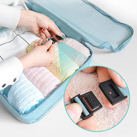 8 pcs Packing Cubes Set, Travel Luggage Organizer