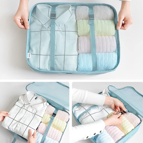 8 pcs Packing Cubes Set, Travel Luggage Organizer